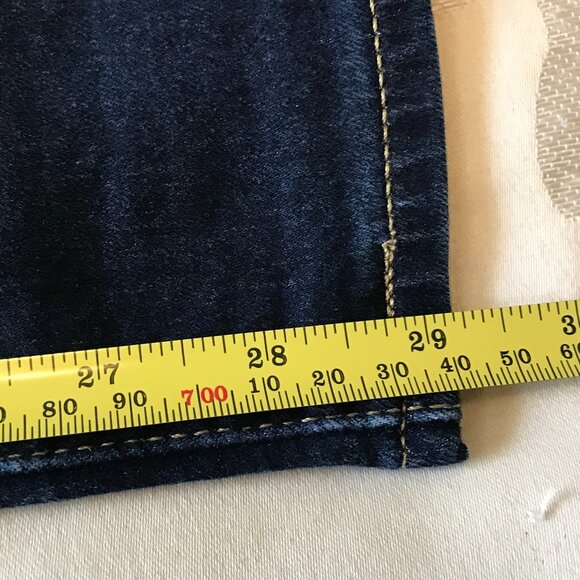 Levi 711 Dark Wash Skinny Jeans Size 31 - Picture 12 of 13